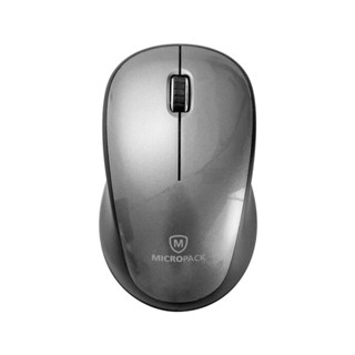 คีย์บอร์ด และเมาส์ , MOUSE (เมาส์ไร้สาย) MICROPACK MP-771W ST WIRELESS SILENT MOUSE (GREY)