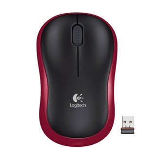 คีย์บอร์ด และเมาส์ // WIRELESS MOUSE (เมาส์ไร้สาย) LOGITECH M185 WIRELESS (RED)