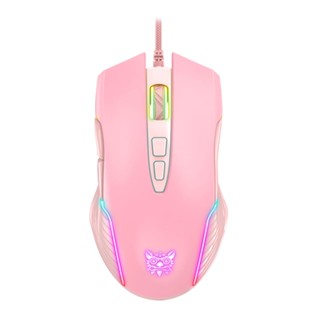 คีย์บอร์ด และเมาส์ ### MOUSE (เมาส์) ONIKUMA SAKURA RGB (PINK)