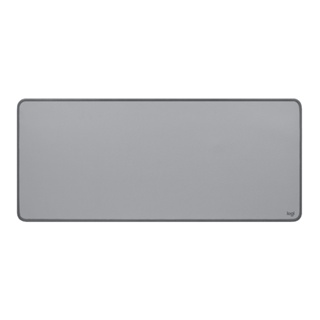 คีย์บอร์ด และเมาส์  MOUSE PAD (เมาส์แพด) LOGITECH DESK MAT STUDIO (MID GRAY)