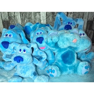 ตุ๊กตาหมาบลู Blues Clues &amp; You Beanbag Plush Doll ลิขสิทธิ์แท้ มือสอง