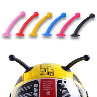 1PC High Quality Silicone Motorcycle Helmet Antenna Baby Sucker Bee Snail Tentacles Horns Personality Decorative Accesso