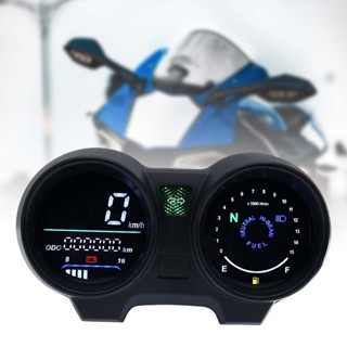 New Universal Motorcycle LED Digital Dashboard Speedometer 150 RPM Meter Accessories For Brazil Honda TITAN150 CG150 Fan