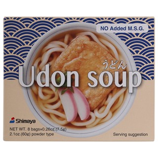 ชิมาย่าผงปรุงรสสำหรับซุปอูด้งไม่ใส่ผงชูรส 60กรัม  /  Shimaya Udon Soup No MSG Added 60g.