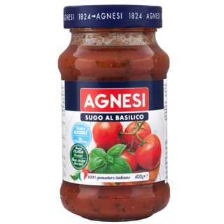 แอคเนซีซอสพาสต้าใบแมงลัก 400กรัม  /  Agnesi Pasta Sauce 400g.