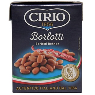 ซิลิโอถั่วแดงในน้ำเกลือ 380กรัม  /  Cirio Borlotti Red Bean 380g.