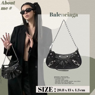 กระเป๋า Balenciaga le Cagole ซีรีส์พระจันทร์ครึ่งดวง / กระเป๋าโซ่มินิ / กระเป๋ารักแร้