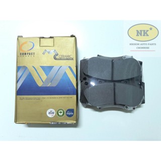 COMPACT ผ้าเบรคหน้า ดิสเบรคหน้า โตโยต้า วีโก้ แชมป์ ตัวสูง 11-14 , รีโว่ แคป 4WD 15 / Toyota Vigo Champ 4WD 11-14,