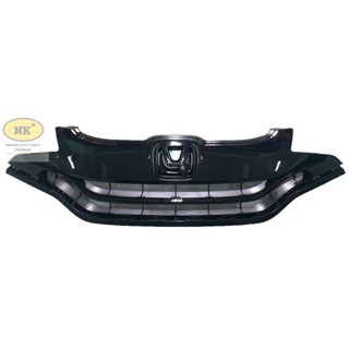 กระจังหน้า ฮอนด้า แจ๊ส GK 14-16 ดำเงาทั้งอัน / Honda Jazz GK 14-16