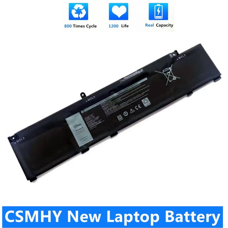 CSMHY ใหม่ MV07R แบตเตอรี่แล็ปท็อปสำหรับ DELL Inspiron 3500 5500 G7 7790 G3 15 3500 3590 G5 15 5500 