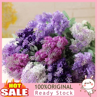 [B_398] Artificial Lavender Silk Flower Wedding Home Party Decor 10 Heads