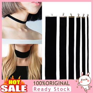 [B_398] Women Lady Black Velvet Gothic Necklace Simple Retro Jewelry Xmas Gift