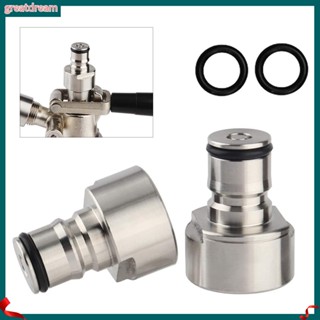 &lt;GD&gt; อะแดปเตอร์แปลง 5/8 Npt Thread Ball Lock Keg Coupler สแตนเลส 2 ชิ้น