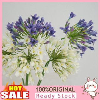 [B_398] Artificial Flower Fresh-keeping No Watering Easy to Carry UV-resistant Artificial Agapanthus Flower Home Decoration