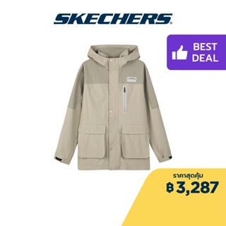 Skechers สเก็ตเชอร์ส เสื้อแจ็คเก็ต ผู้ชาย GODRI Trekking Collection Jacket - L223M082