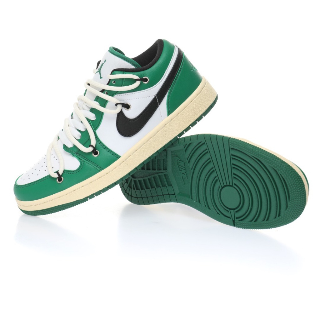 Nike Air Jordan 1 Low Pine Green AJ1 รองเท้ากีฬา