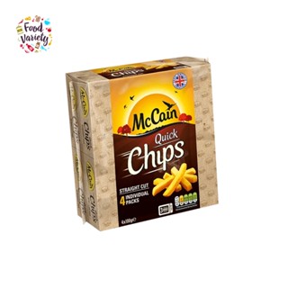 Mccain Straight Quick Frozen Chips 600g