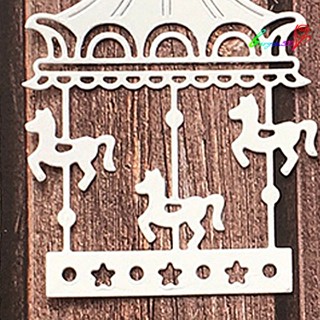 【AG】Carousel Metal Cutting Dies DIY Scrapbook Emboss Paper Cards Decor Stencil