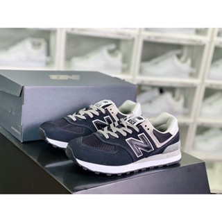 ของแท้ New Balance NB ML574LGI รองเท้าผ้าใบที่ทนต่อการสึกหรอ รองเท้าวิ่งสบายสำหรับผู้ชายและผู้หญิง รองเท้าลำลองระบายอากาศ