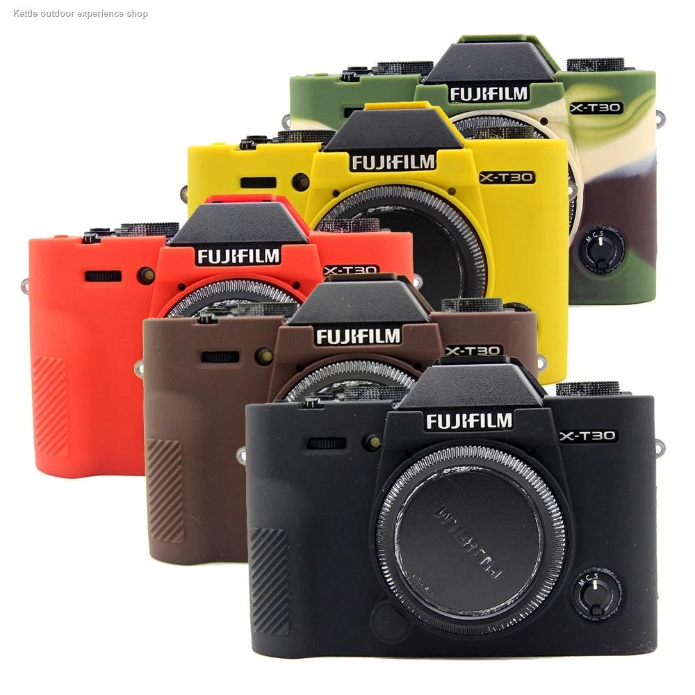 นุ่มกระเป๋ากล้องซิลิโคนสำหรับ Fujifilm XT10 XT20 XT30 XS10 XT200 XT100 ซิลิโคนกรณียางกล้องกรณีป้องกันผิว