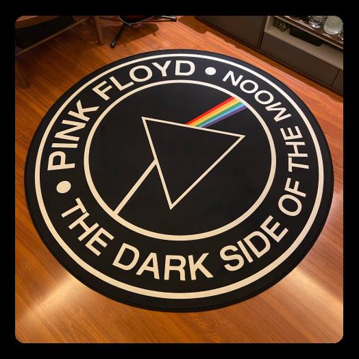 คุณภาพดี Pingke Floyd Pink Floyd Pink Floyd Moon พื้นผิวสีเข้ม พรมที่นั่ง เก้าอี้หมุน กันลื่น โซฟาเบาะ องค์ประกอบหิน
