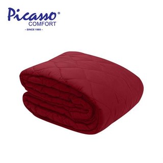 ผ้ารองกันเปื้อน KING SIZE PICASSO SMILE สี DARK RED