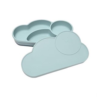 จานซิลิโคนรูปเมฆ GRANDMOM Cloud Plate สีฟ้า