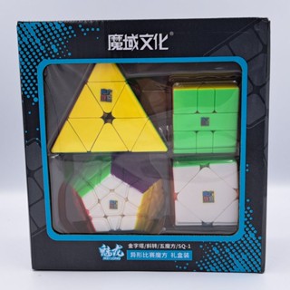 Rubik ทรงแปลก 4 แบบ รูบิก รูบิค กล่อง gift box