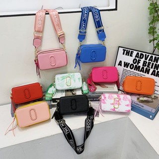 Marc JACOBS MARC JACOBS SNAPSHOT mj กระเป๋าสะพายไหล่ ทรงสี่เหลี่ยม ขนาดเล็ก ใส่กล้องได้หลากหลาย แฟชั่นฤดูร้อน สําหรับสตรี