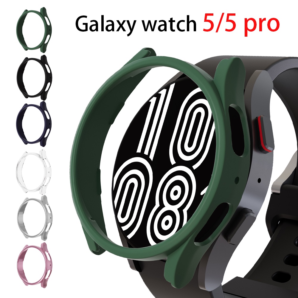 ✐☂✘Watch Case for Samsung Galaxy Watch 5 pro 45mm PC Bumper Shell accessories Cover All-Around Protector Galaxy watch 5