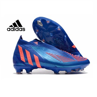 Adidas Predator Edge+ FG รองเท้าบูทฟุตบอล กันน้ํา ข้อสูง 18