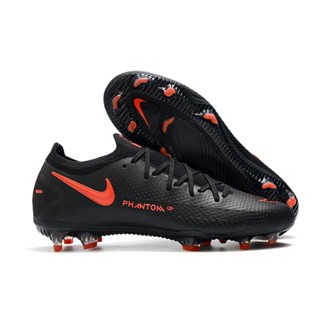 Nike Phantom GT Elite FG รองเท้าฟุตบอล กันน้ํา สีดําและสีแดง