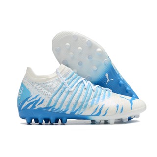 Puma Future Star II Neymar รองเท้าบูท รองเท้าฟุตบอล ผ้าถัก กันน้ํา สีขาว และสีฟ้า 39-45