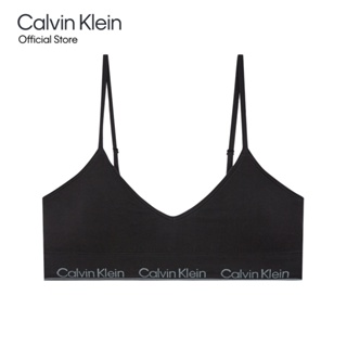 Calvin Klein เสื้อชั้นในผู้หญิง Modern Cotton Naturals ทรง Light Lined Triangle  รุ่น QF7093AD UB1 - สีดำ