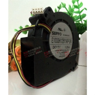 พัดลมโปรเจคเตอร์ SERVO 9733 E1033H12BYAP-24 DC12V 1.25A