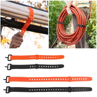 Calciwj Cargo Strap Reusable Strong Wear-resistant Multifunctional Black/Orange Strapping Soft Rubber Luggage Wire