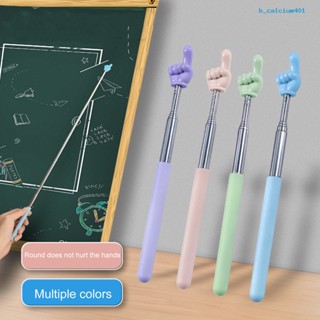 Calciwj Telescopic Teacher Pointer Portable Mini Anti-slip Finger Shape Multi-functional Handheld Blackboard Presenter