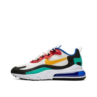 ✘รองเท้าผ้าใบผช รองเท้าผ้าใบเกาหลี Nike Air Max 270 React รองเท้าผ้าใบลำลองสำหรับบุรุษและสตรี Running Laces Shoe Box พร้