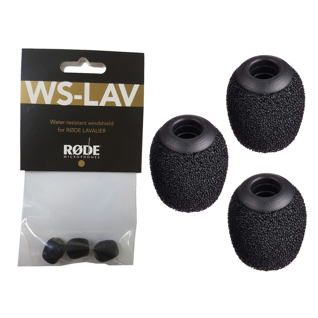 Rode WS-LAV Pop Filter/Wind Shield for Rode Lavalier Microphones ( 3 Filters )