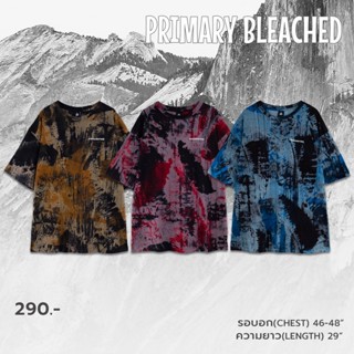 Urthe - เสื้อยืด แขนสั้น ผ้าฟอก รุ่น PRIMARY BLEACHED