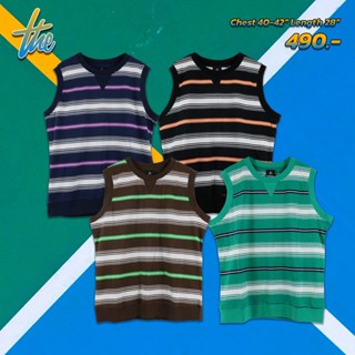 Urthe - เสื้อกั๊ก รุ่น STRIPED VEST