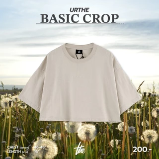 URTHE - เสื้อครอป รุ่น OVERSIZED CROP TOP