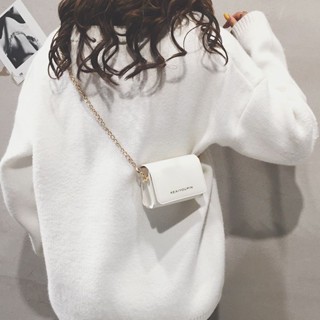 ™Mini Small Bag Girl 2021 New Trendy Korean Version All-match Chain Messenger กระเป๋าสะพาย Simple Student