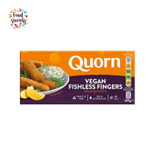 Quorn Totally Vegan  Fishless Fingers 200g ควอร์น โททลี่ วีแกน ฟิชเลส ฟิงเกอร์ 200 กรัม