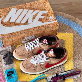 ใหม่ Dunk LowSP "Cork"20 รองเท้าผ้าใบ NK แฟชั่นยอดนิยมน้ำหนักเบาน้ำหนักเบา