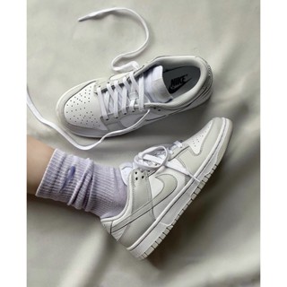 ✱♗℡(ทักแชทสอบถามไซส์ก่อน | พร้อมส่ง ของแท้ 100%) 🤍🐩 Nike dunk low photon dust สีเทาตัวผู้หญิงคัมแบ็คแล้วค่า