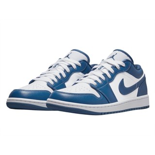 ✓▬♠Nike Air Jordan 1 Low Marina Blue (W) ของแท้ 100%