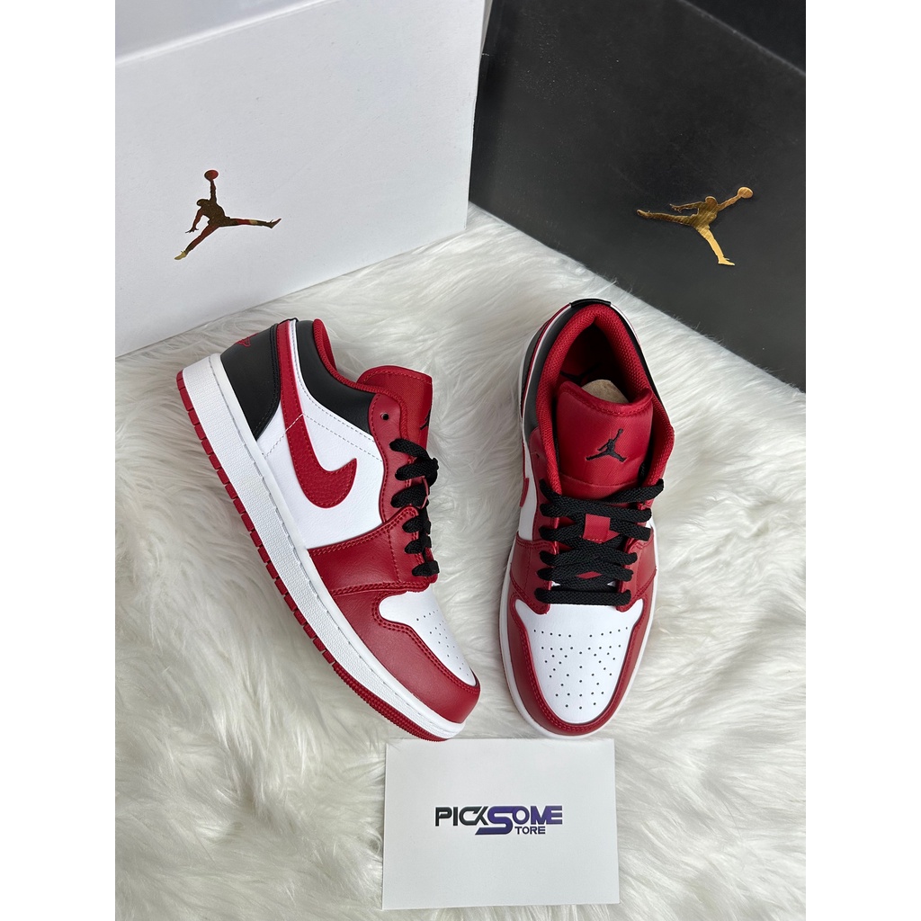 ❡พร้อมส่ง ของแท้ รองเท้า Nike Air Jordan 1 Low REVERSE CHICAGO BULLS