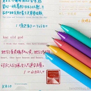 Kaco Book Source ปากกาเจล 0.5 สี สไตล์เรโทร สําหรับนักเรียน