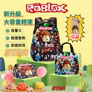 Roblox กระเป๋าเป้สะพายหลัง กระเป๋านักเรียน กระเป๋าใส่อาหารกลางวัน ฉนวนกันความร้อน ความจุขนาดใหญ่ น้ําหนักเบา สําหรับเด็กนักเรียน